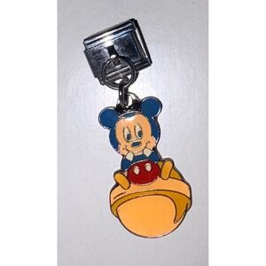 Mickey Mouse Italian Charm‎ Bracelet Link Vintage